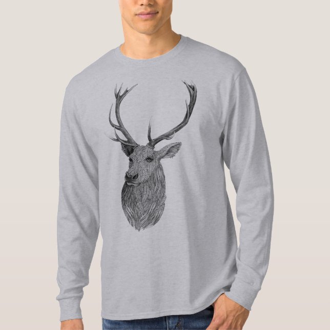 Stag Head T-Shirt (Framsida)
