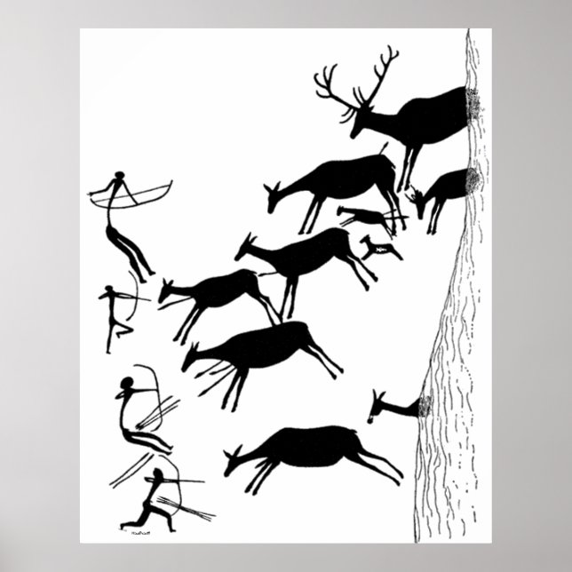 Stag Hunting i Valltoria Poster (Framsidan)