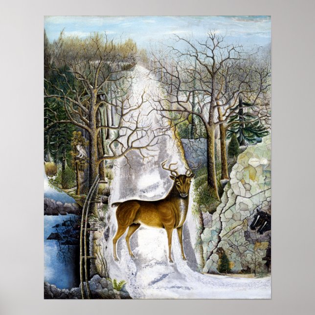 Stag i Echo Sten Poster (Framsidan)