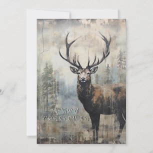 Stag julkort