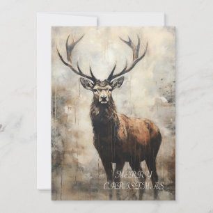 Stag julkort
