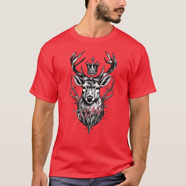 Stag Make Kung T Shirt (Framsida)