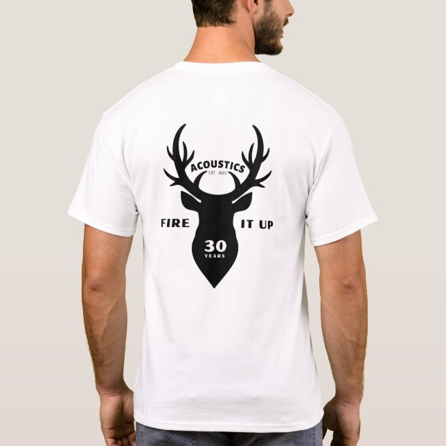 STAG Manar Basic Tee White (Baksida)