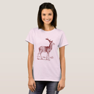 Stag - Mörk Red T Shirt