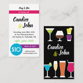 Stag och Doe Jack och Jill Biljett Pub Drinks