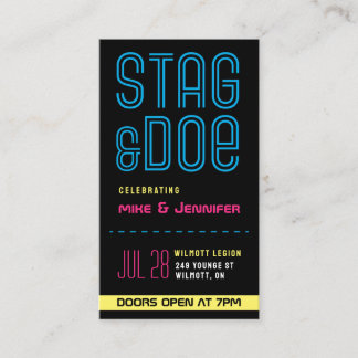 Stag och Doe Party Fundraiser Biljett