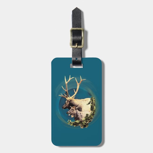 Stag och hink bagagebricka (Vertikal Framsida)