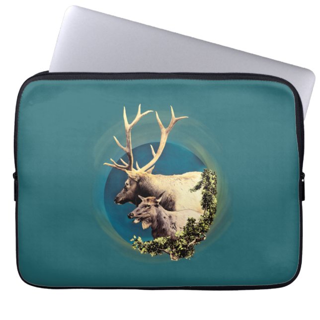 Stag och hink laptop fodral (Framsidan)