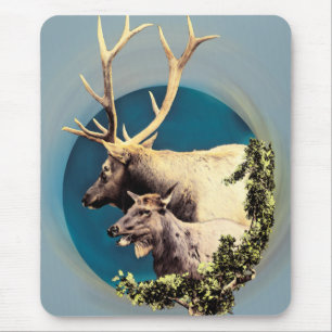 Stag och hink musmatta