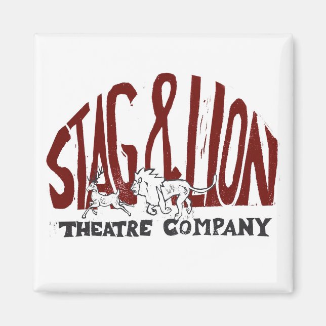 Stag och Lejon magnet (Framsidan)