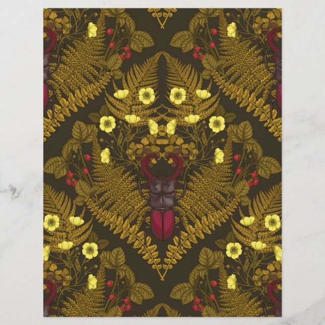 Stag-skalbaggar och ängar (Framsida)