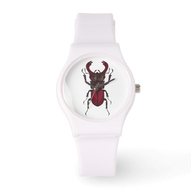 Stag-skalbagge Armbandsur (Framsida)