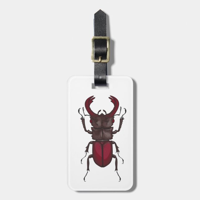 Stag-skalbagge Bagagebricka (Vertikal Framsida)