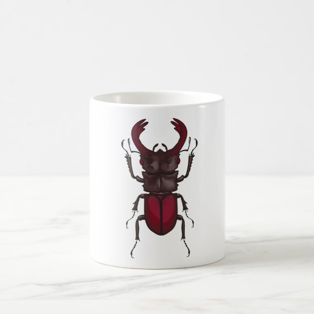 Stag-skalbagge Kaffemugg (Center)