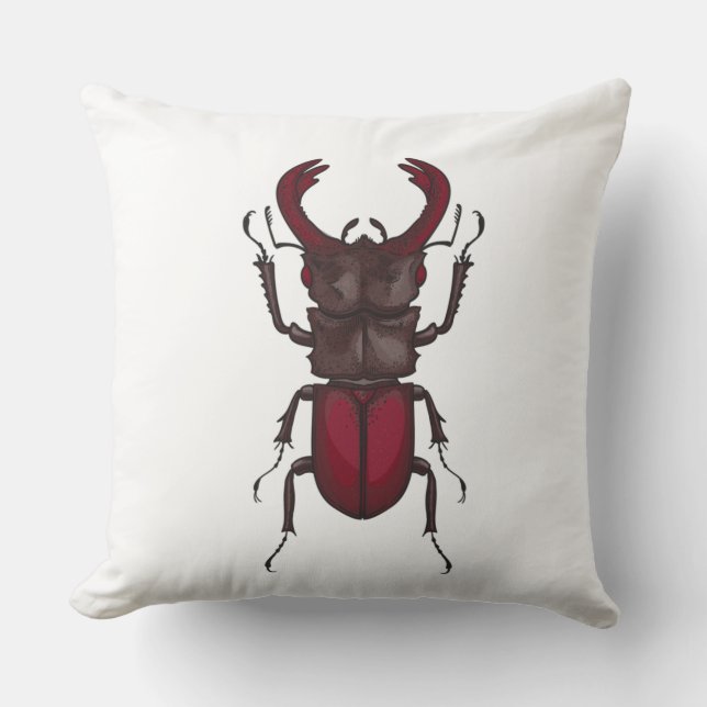 Stag-skalbagge Kudde (Framsida)