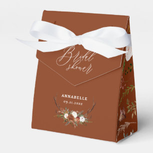 Stag teracotta rust blommigt elegant möhippa presentaskar
