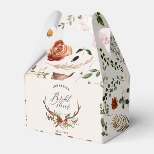 Stag teracotta rust blommigt elegant möhippa presentaskar