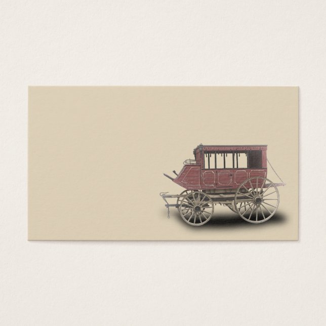STAGE COACH VISITKORT (Framsidan)