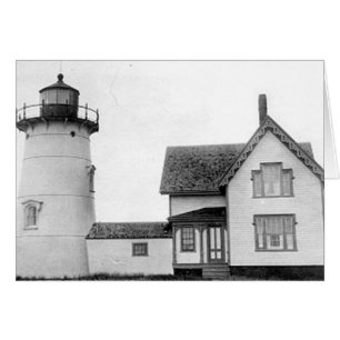 Stage Harbour Lighthouse Hälsningskort