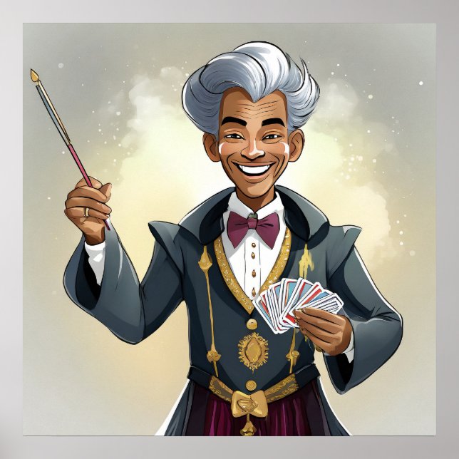 Stage Magician Poster (Framsidan)