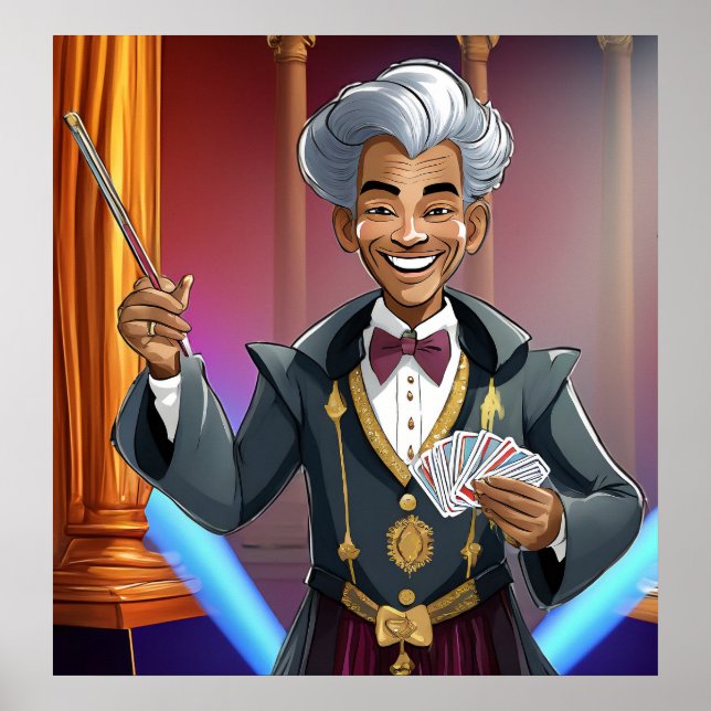 Stage Magician Poster (Framsidan)