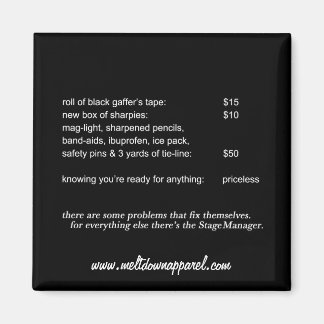 Stage Manager Magnet (svart)