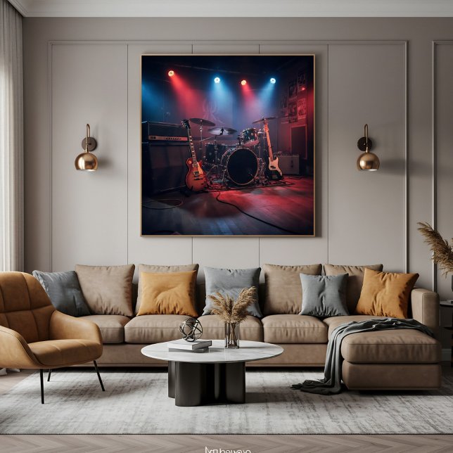 Stage of Vibrations Canvastryck (Skapare uppladdad)