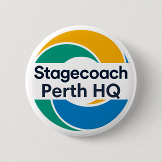 Stagecoach Badge Knapp