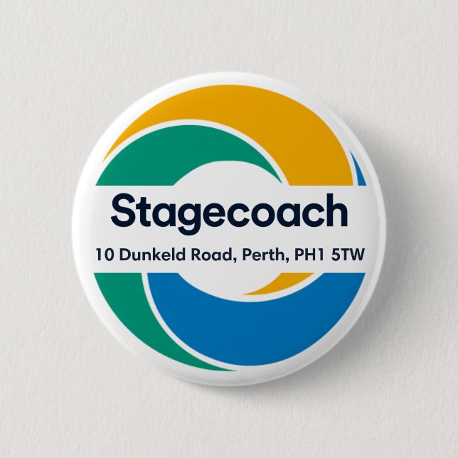Stagecoach Badge Knapp (Framsida)