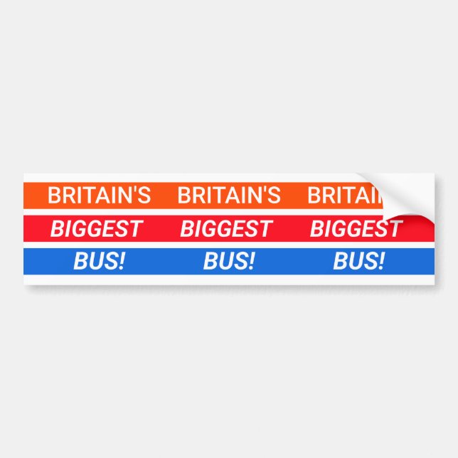 Stagecoach Bumper Sticker Bildekal (Framsidan)