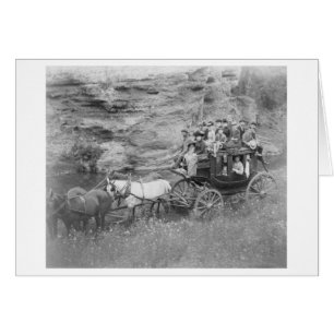 Stagecoach Carshing Manar, Women & Children Hälsningskort