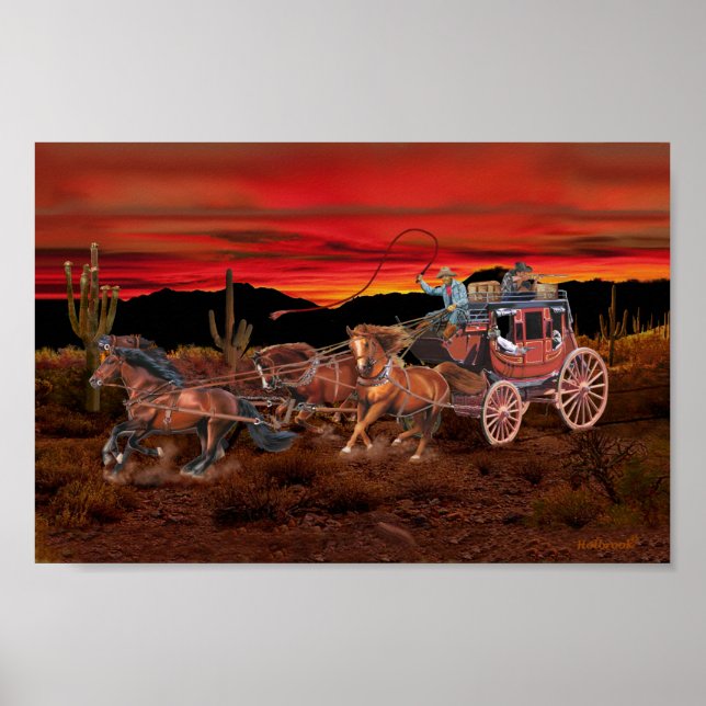 STAGECOACH COWBOYS POSTER (Framsidan)