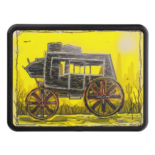 Stagecoach i öknen dragkroksskydd (Framsidan)