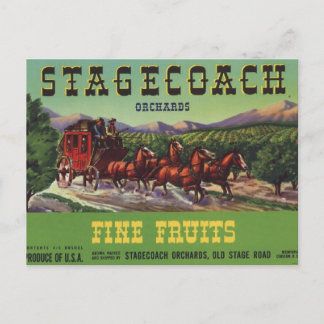 Stagecoach Vykort