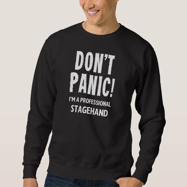 Stagehand Lång Ärmad Tröja (Framsida)
