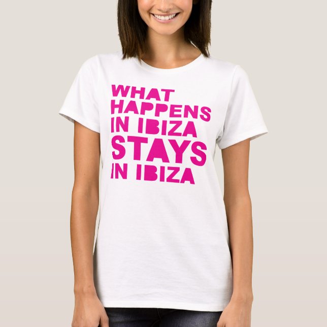 Stager i Ibiza T-shirt (Framsida)