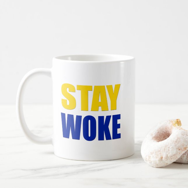 Staget vaknade muggen kaffemugg (Med munk)