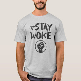 Staget vaknade - svartlivmaterien t-shirt