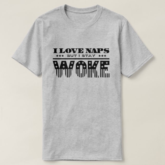 Staget vaknade t-shirt (Design framsida)