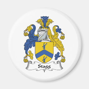 Stagg familjvapensköld magnet