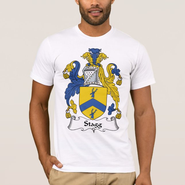 Stagg familjvapensköld tee shirt (Framsida)