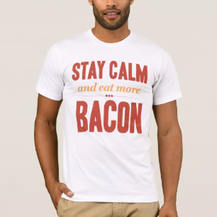 Staglugn och äter mer baconvintage tröja