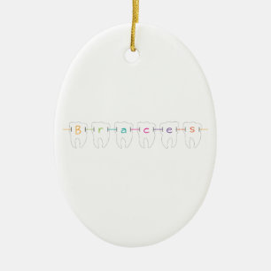 Stagtänder Julgransprydnad Keramik