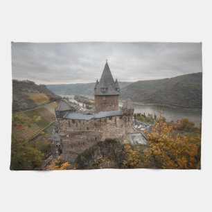 Stahleck Castle Bacharach Tyskland Kökshandduk