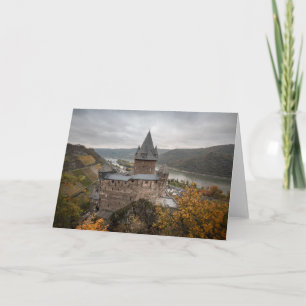 Stahleck Castle Bacharach Tyskland Kort