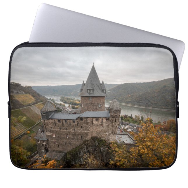Stahleck Castle Bacharach Tyskland Laptop Fodral (Framsidan)