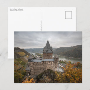Stahleck Castle Bacharach Tyskland Vykort