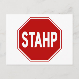 STAHP! Signera Vykort