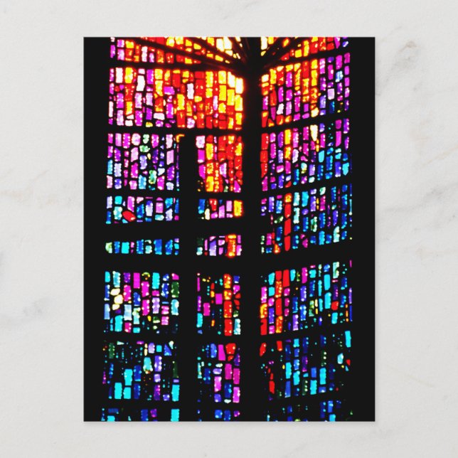 Stain Glass Kor Vykort (Framsida)
