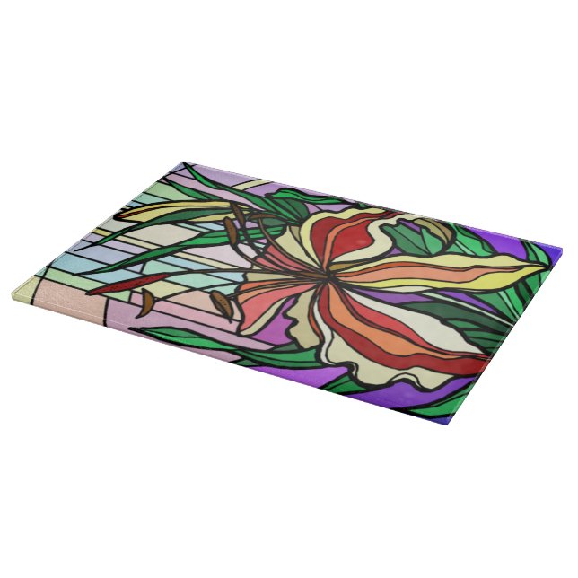 Stain Glass Lilly Clearing Board (Hörn)